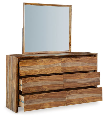 Dressonni - Dresser And Mirror - Brown