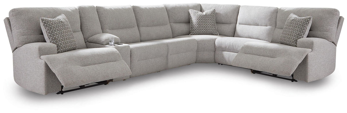 Acklen Place 7-piece reclining sectional by Ashley Furniture