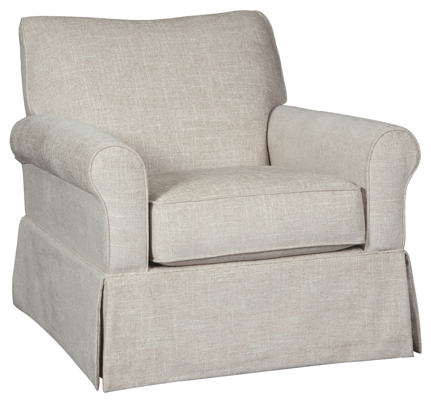 Searcy - Swivel Glider Accent Chair - Quartz