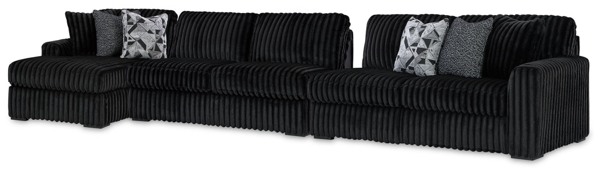 Midnight Madness 3-piece sectional by Ashley Furniture