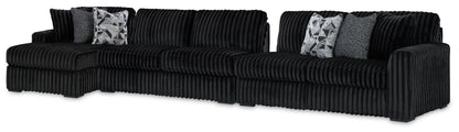 Midnight Madness 3-piece sectional by Ashley Furniture