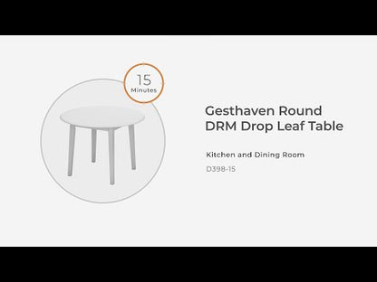 Gesthaven - Round Dining Room Drop Leaf Table
